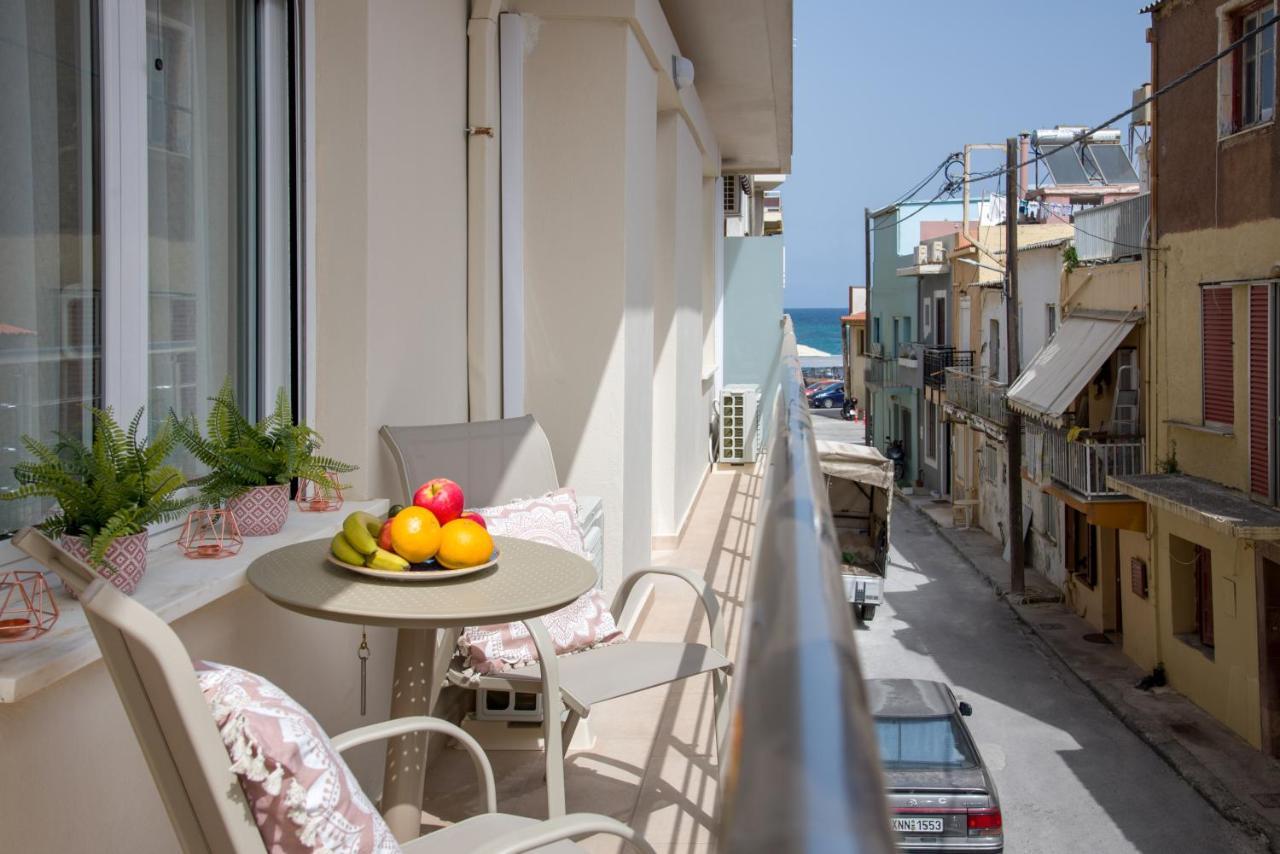 Center Manolia Dream 3 Bedroom Apartment 100M Away From The Beach Chania  Екстер'єр фото